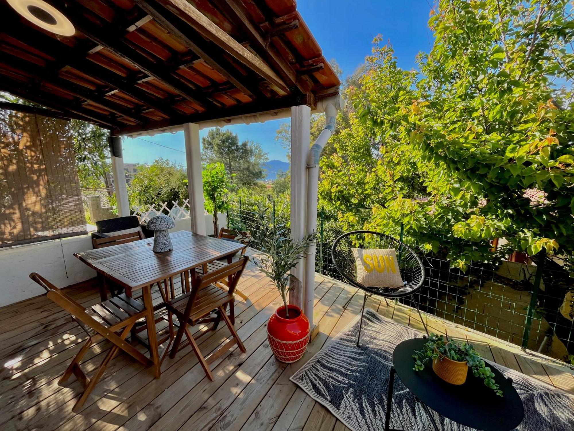 Joli studio maisonnette à 100m de la plage Porticcio  Extérieur photo